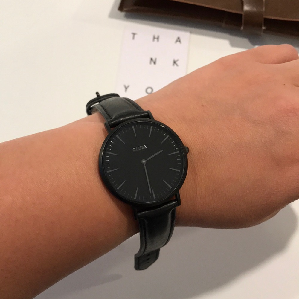 Classic black watch